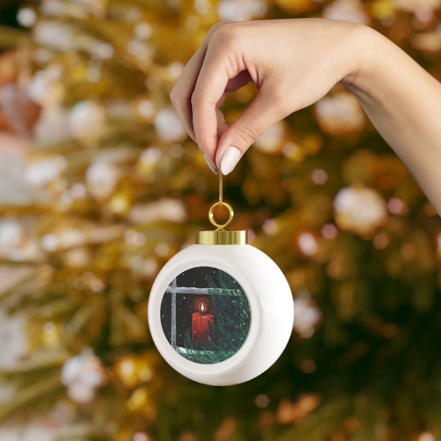 Let Your Light Shine | Christmas Ball Ornament