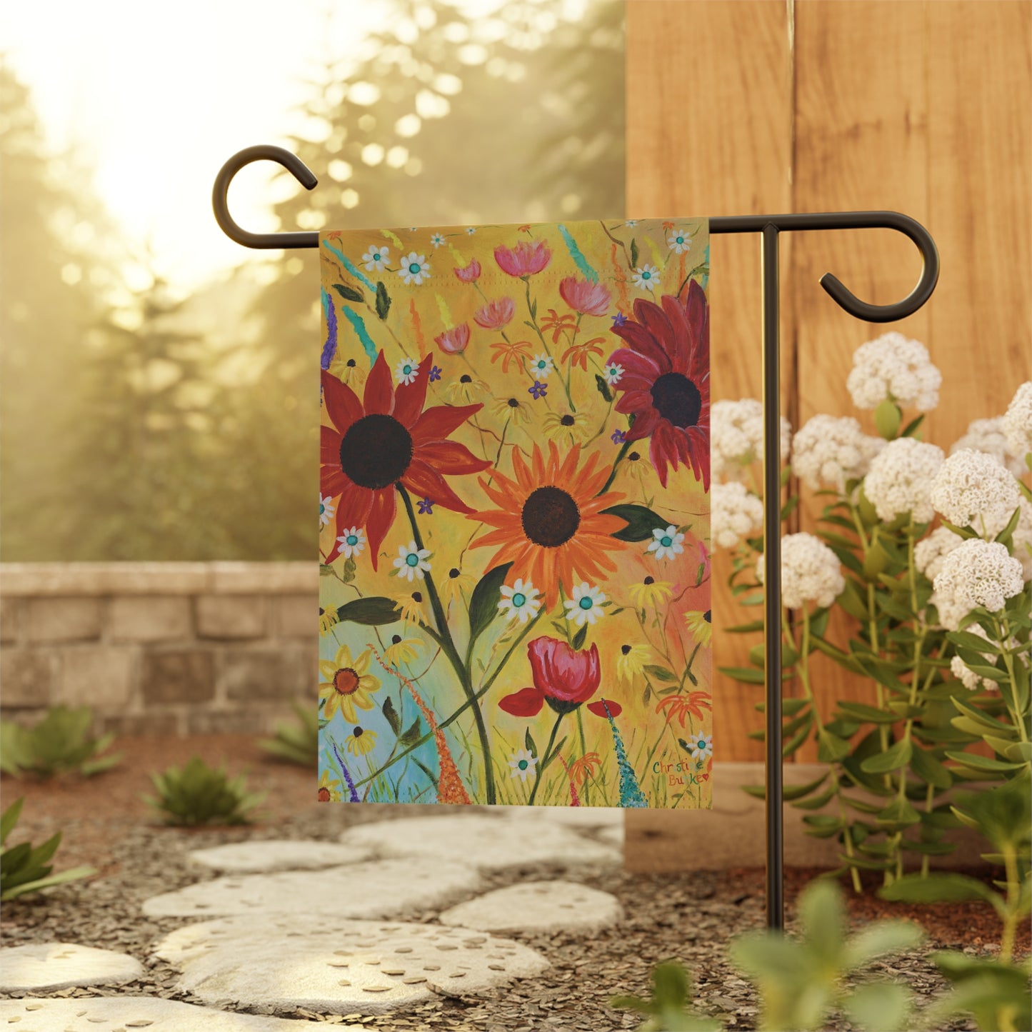 Joyful Flowers | Garden Banner