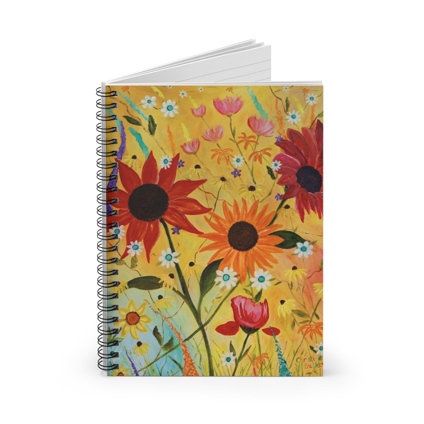 Joyful Flowers | Spiral Notebook