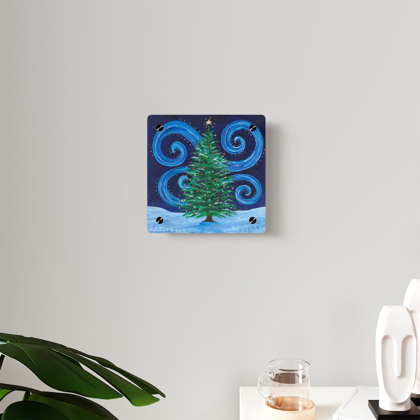 Starry, Starry Tree | Acrylic Wall Art Panel