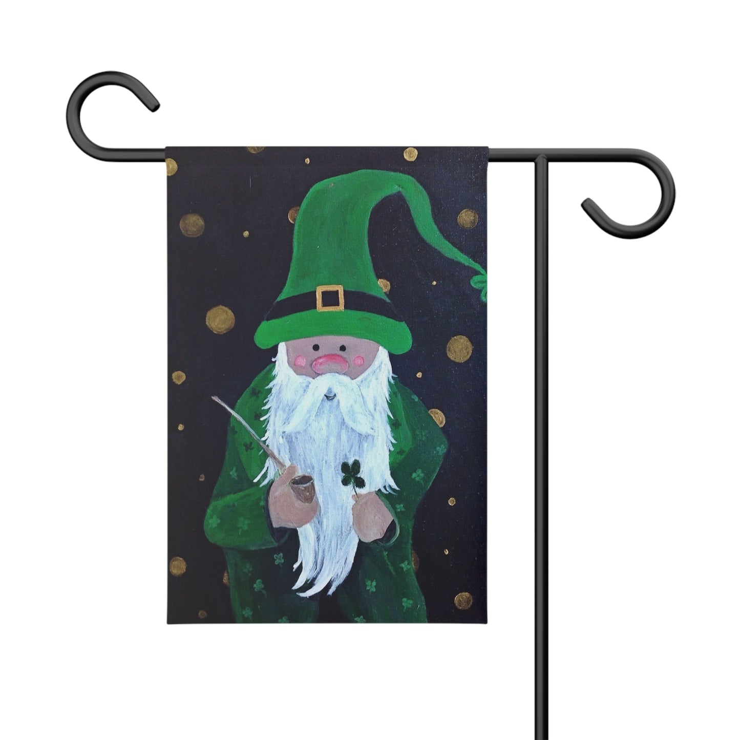 Leprechaun Gnome | Garden Banner