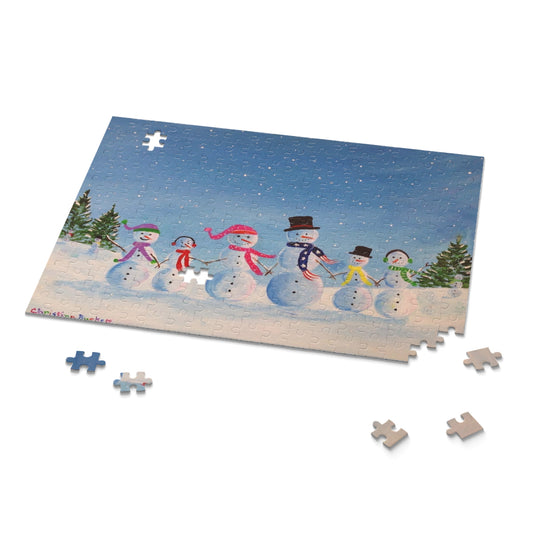 Snowman Clan | Puzzle | 252-Piece 14" x 11"