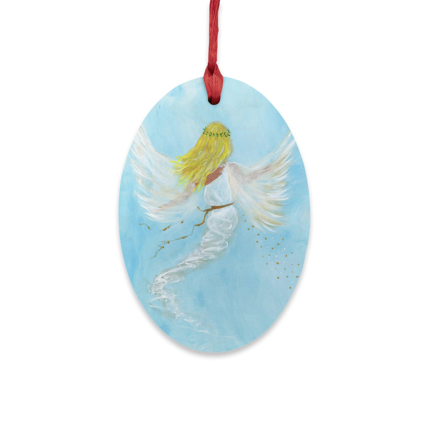 Angel Goddess | Wooden Ornament