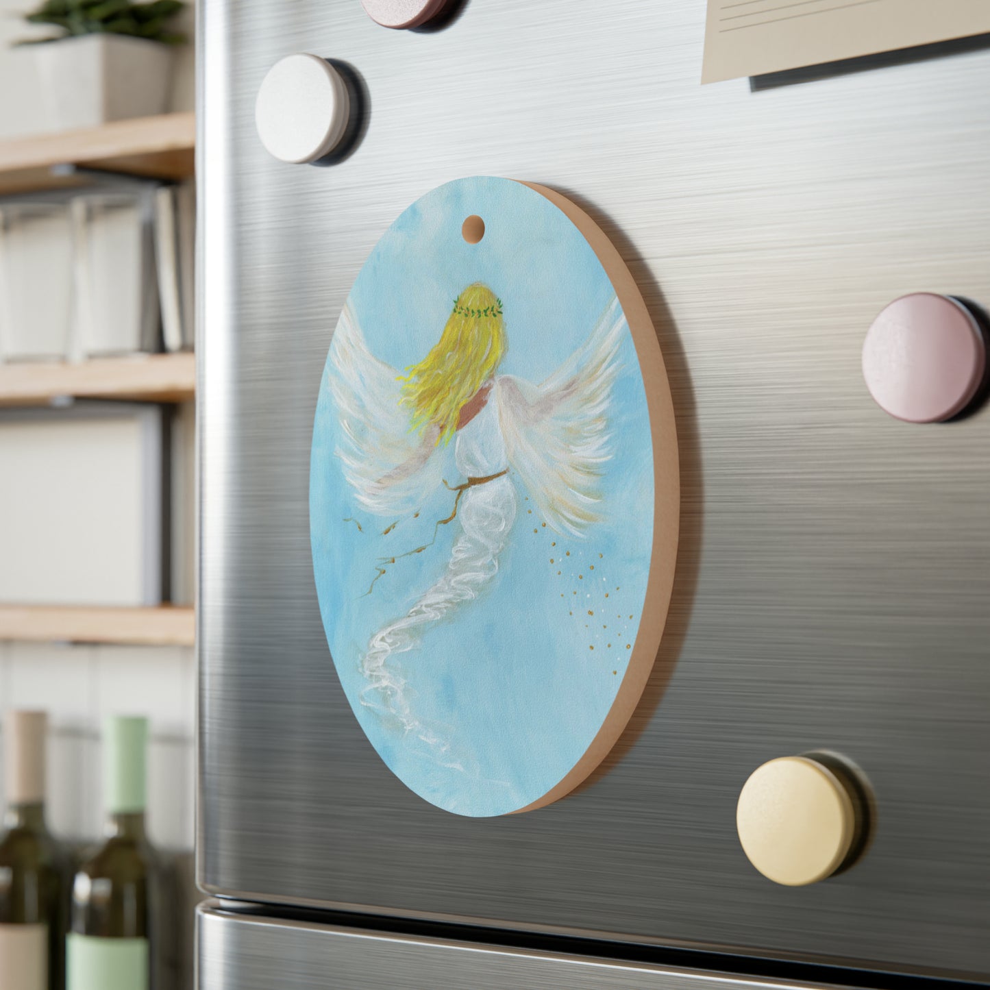 Angel Goddess | Wooden Ornament