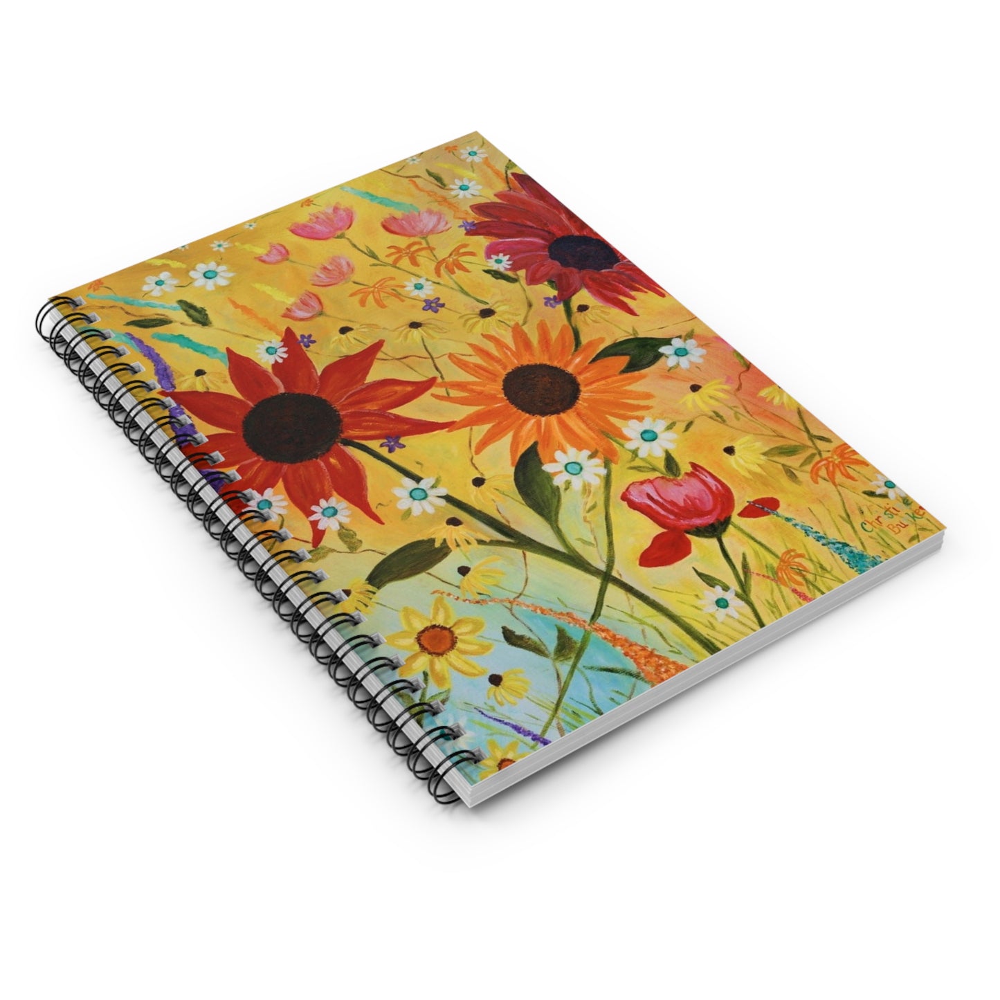 Joyful Flowers | Spiral Notebook