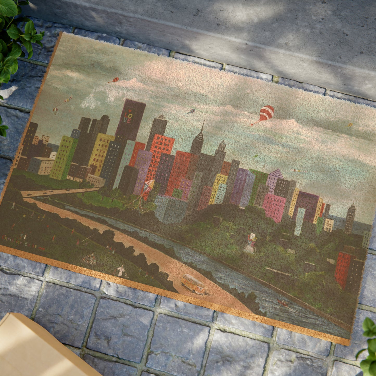 Philly Skyline Doormat