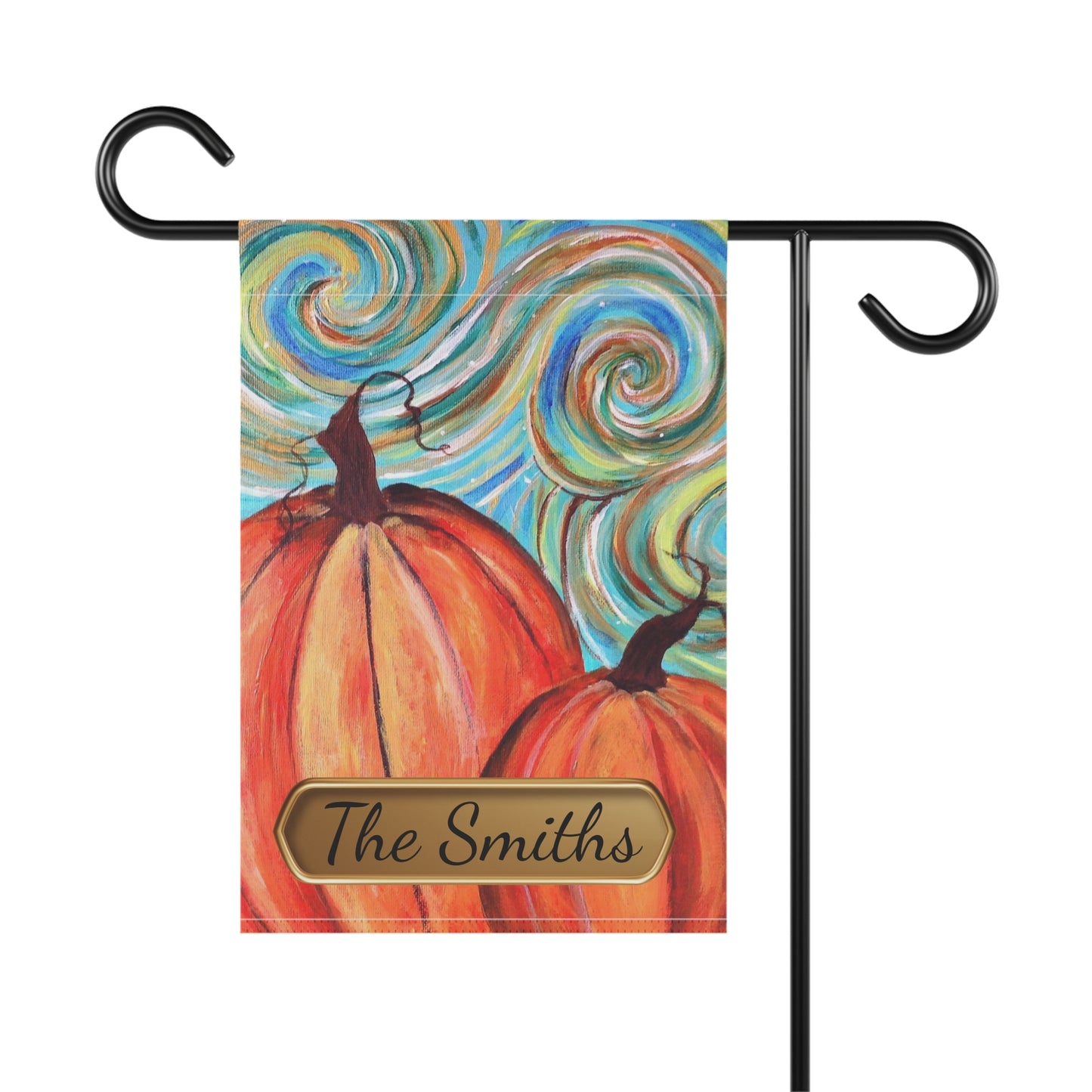 Personalized Pumpkin Garden Flag 12X18 | Autumn Yard Decor | Custom Outdoor Flag | Outdoor Yard Decor | Whimsical