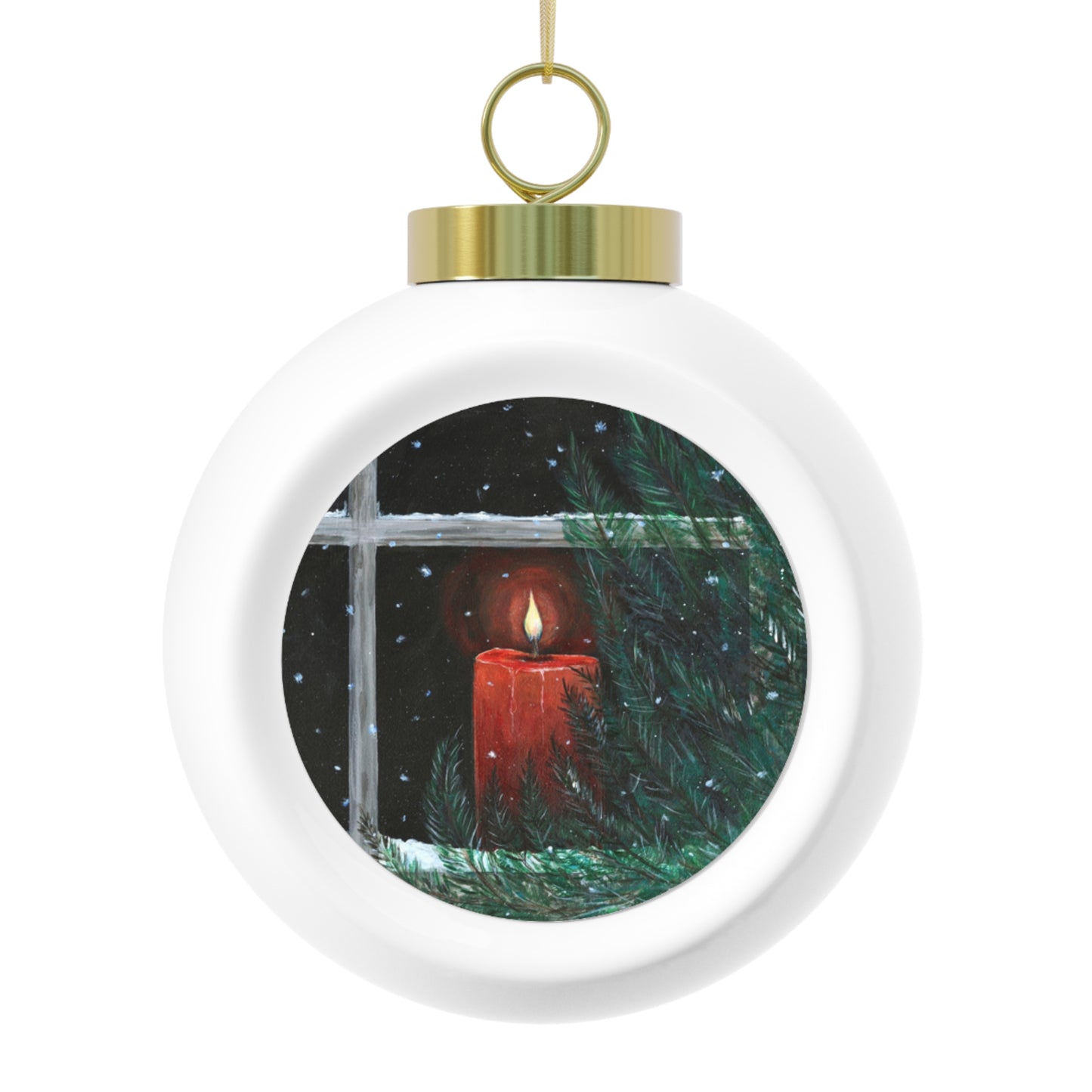 Let Your Light Shine | Christmas Ball Ornament