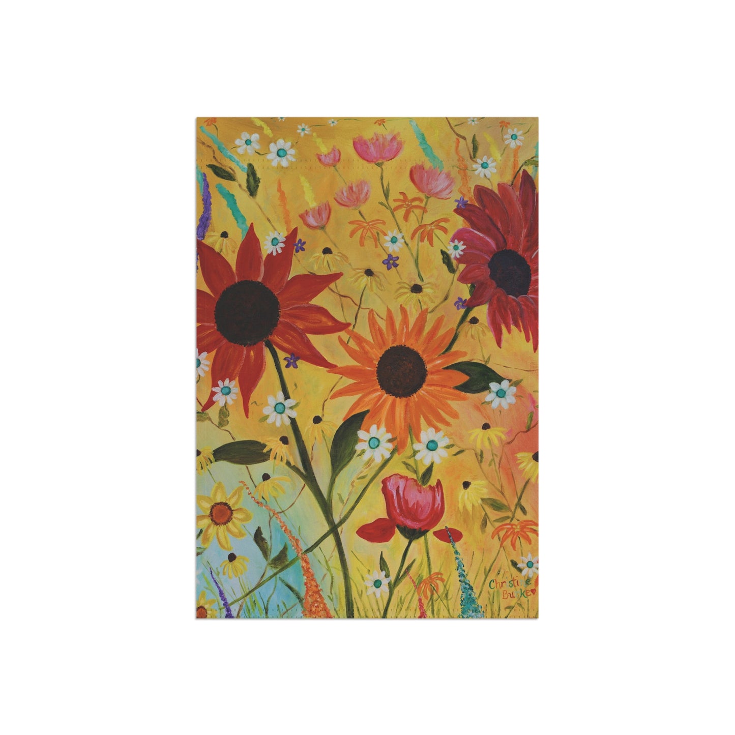 Joyful Flowers | Garden Banner