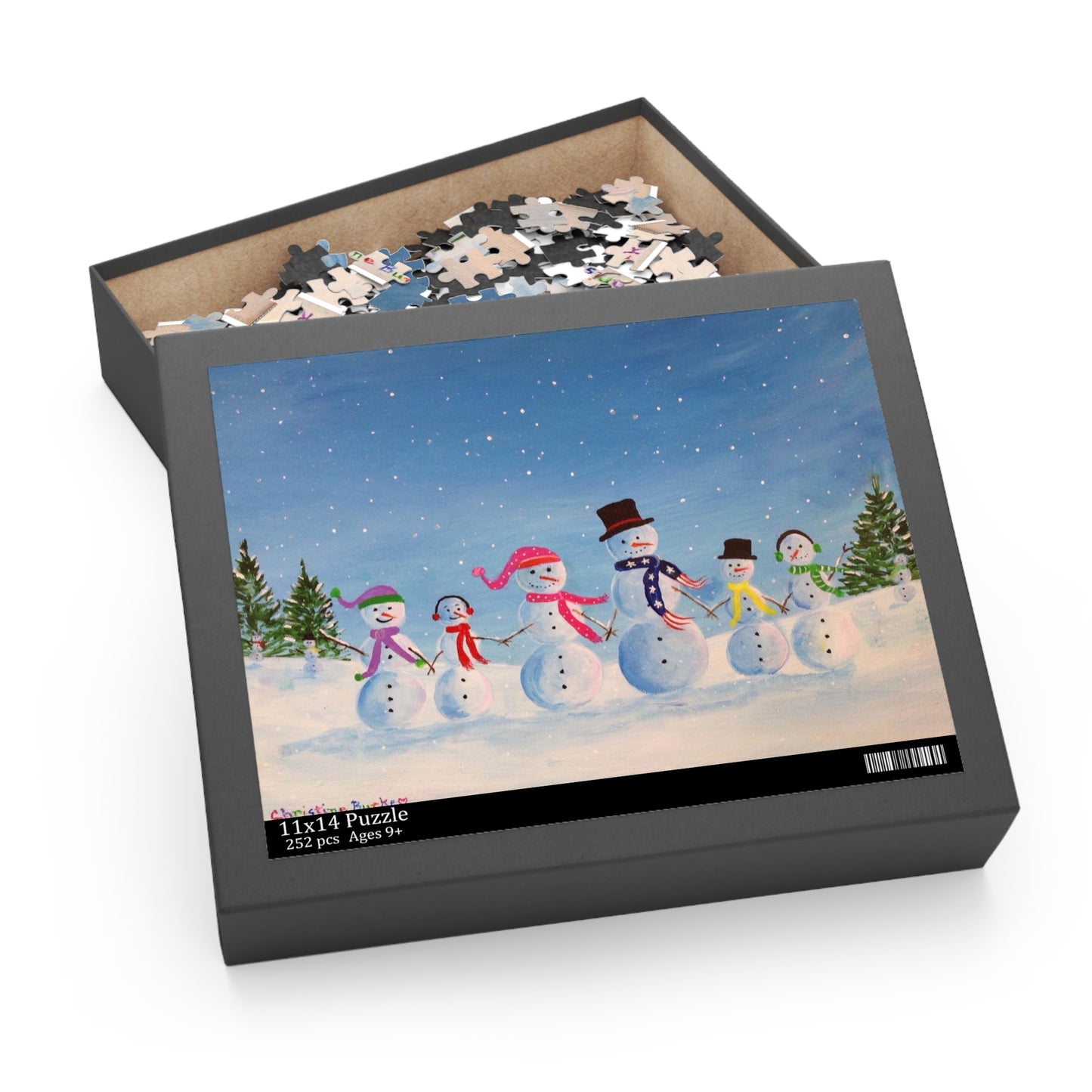 Snowman Clan | Puzzle | 252-Piece 14" x 11"
