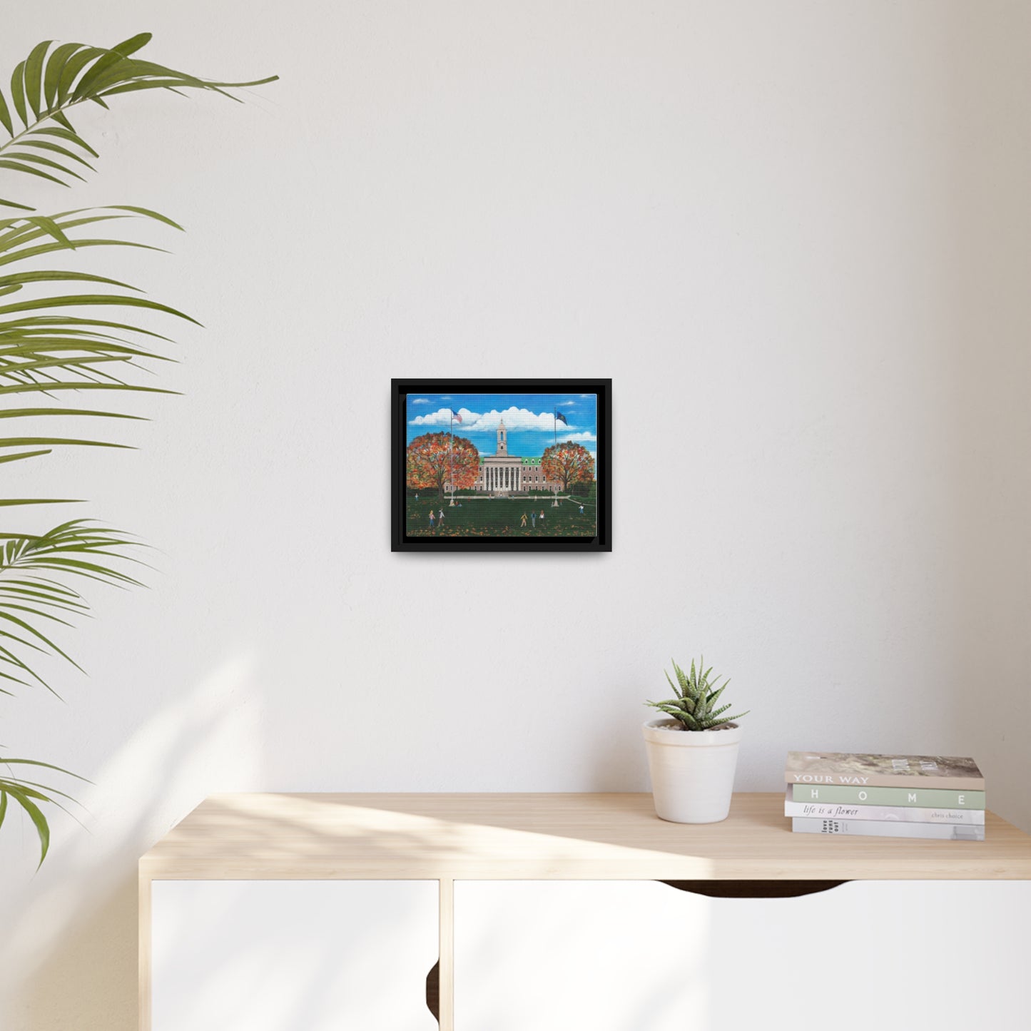 Old Main - Penn State | Matte Canvas | Black Frame