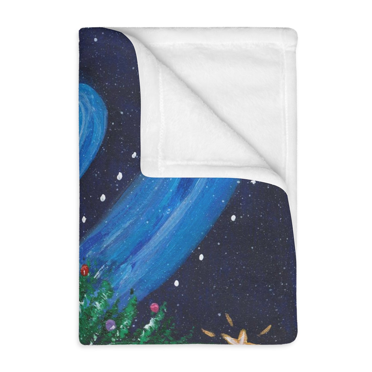 Starry, Starry Tree | Velveteen Minky Blanket (Two-sided print)