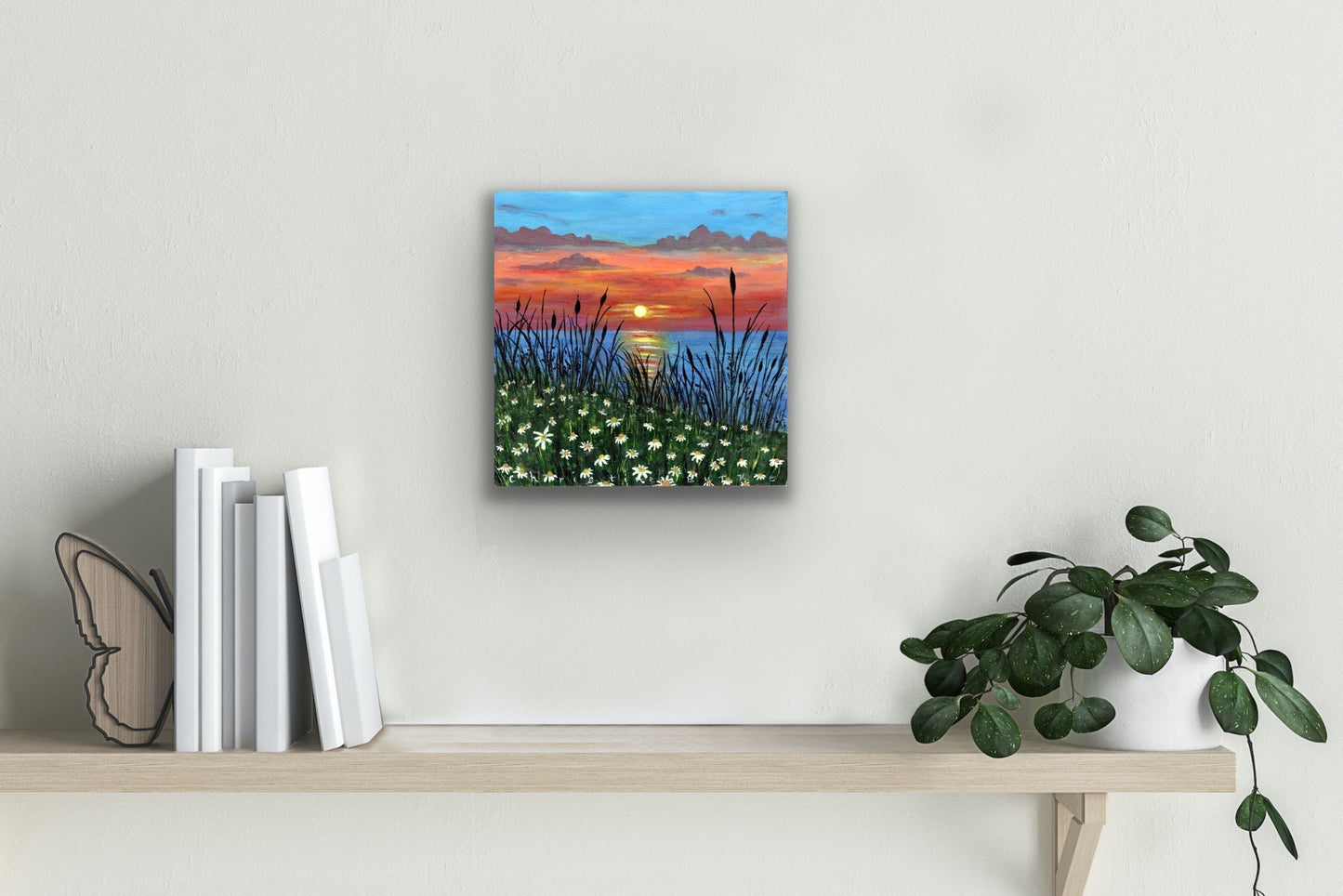 Seaside Daisies | Original Art | Acrylic on Panel