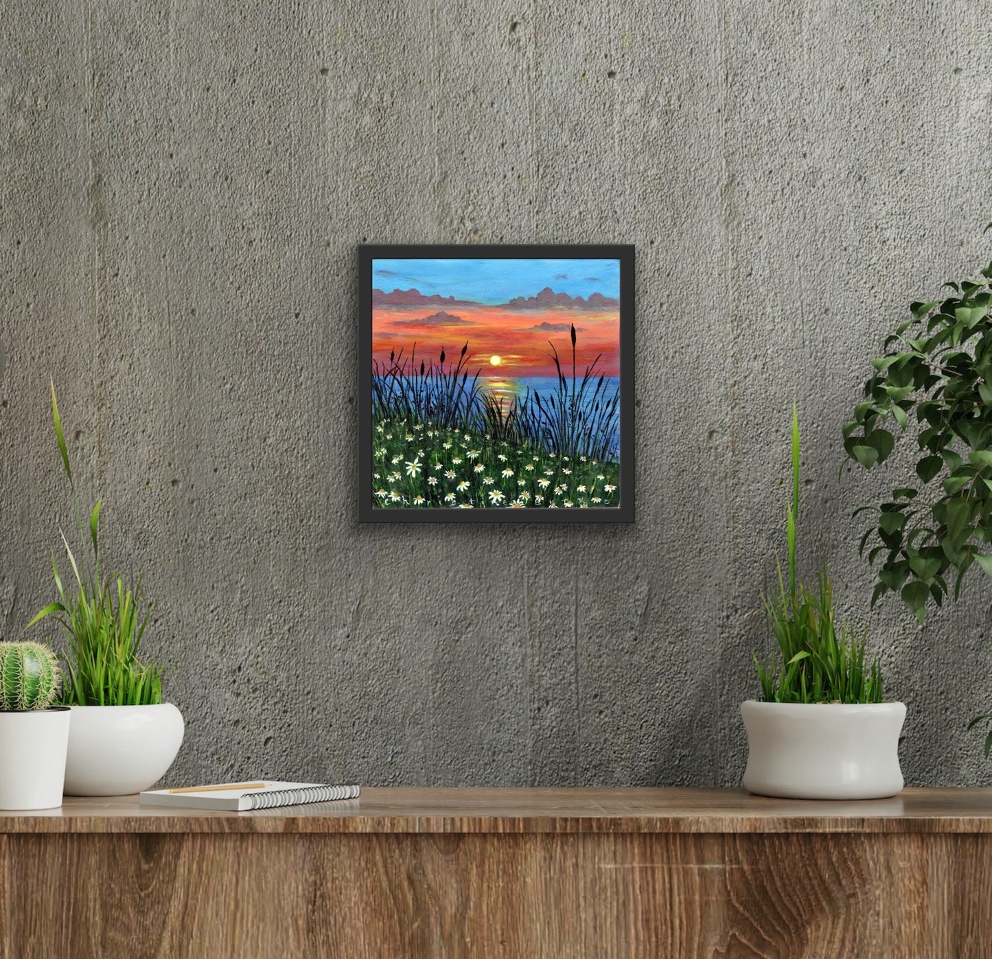 Seaside Daisies | Original Art | Acrylic on Panel
