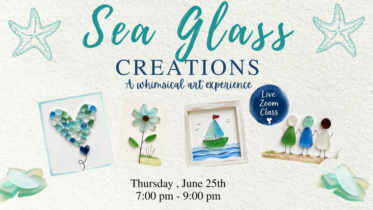 Virtual Paint Class - Sea Glass Creations