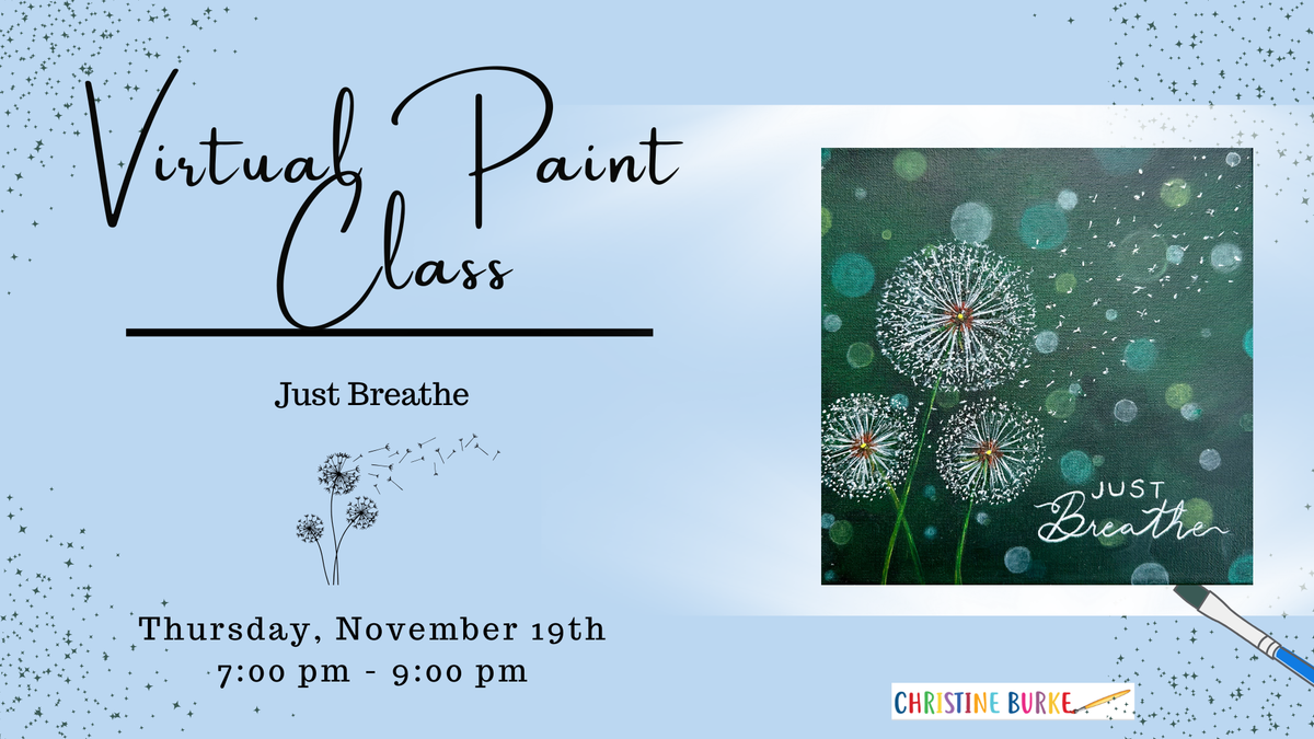 Virtual Paint Class - Just Breathe