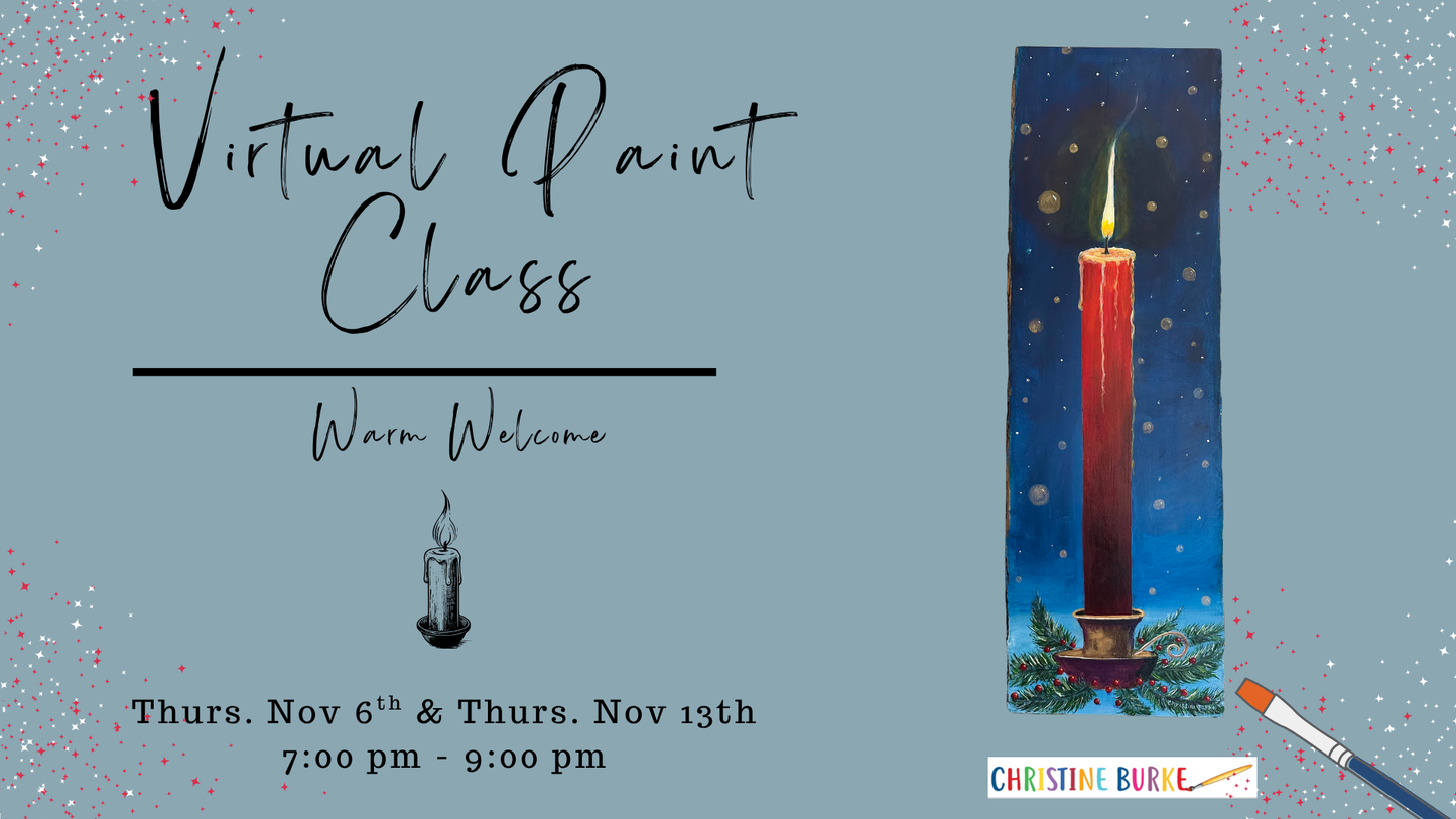 Virtual Paint Class - Warm Welcome