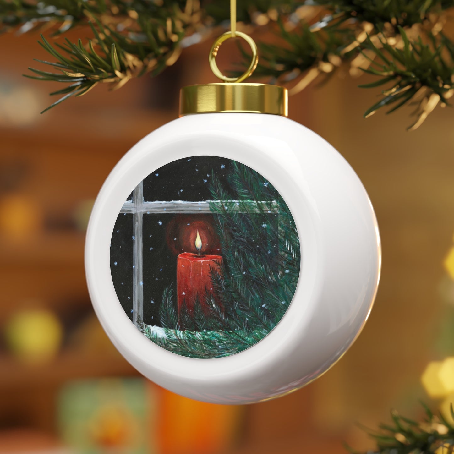 Let Your Light Shine | Christmas Ball Ornament