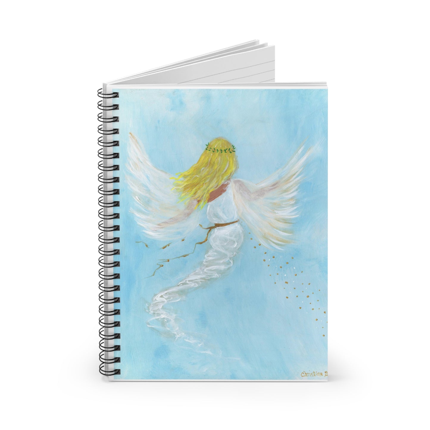 Angel Goddess | Spiral Notebook | Ruled Line