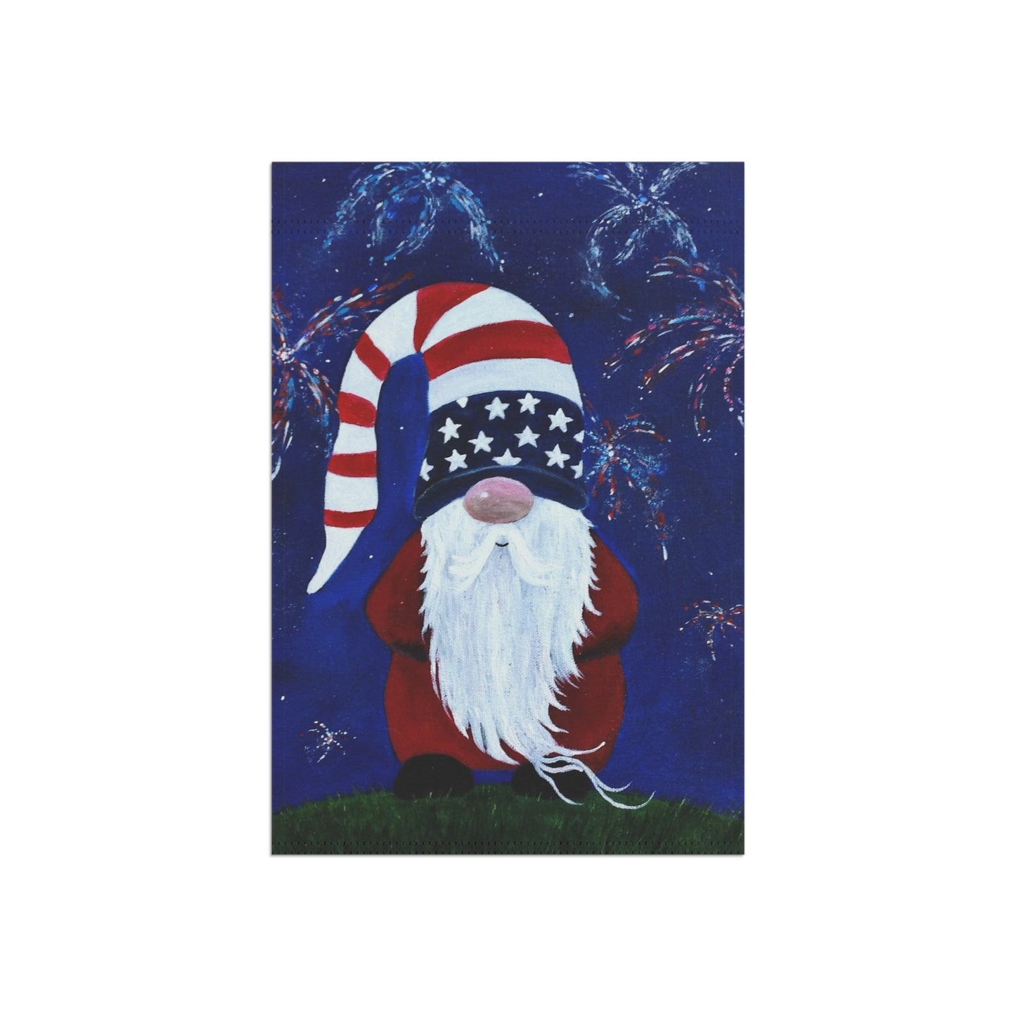 Patriotic Gnome | Garden Banner