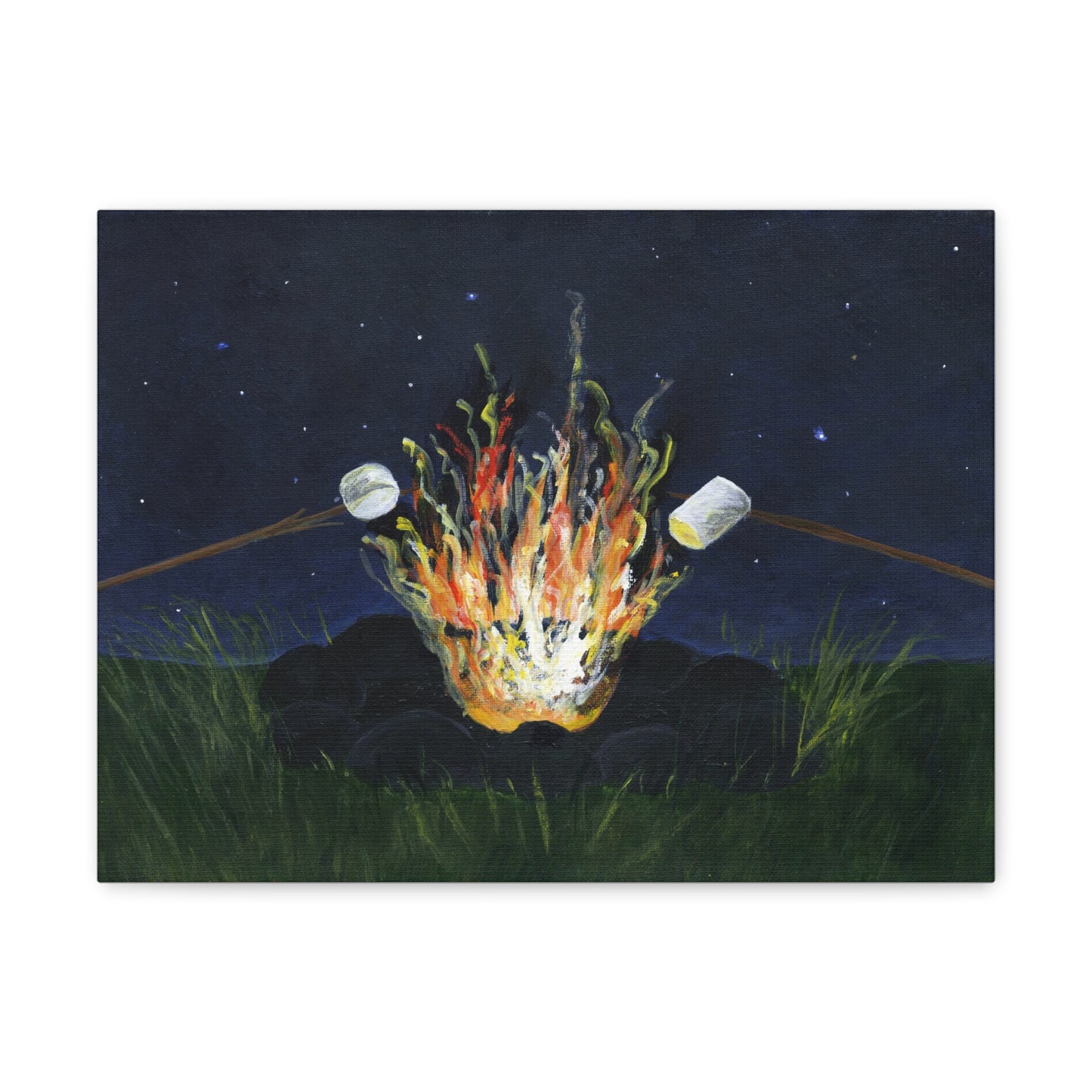 Bonfire Canvas | 16" x 12"
