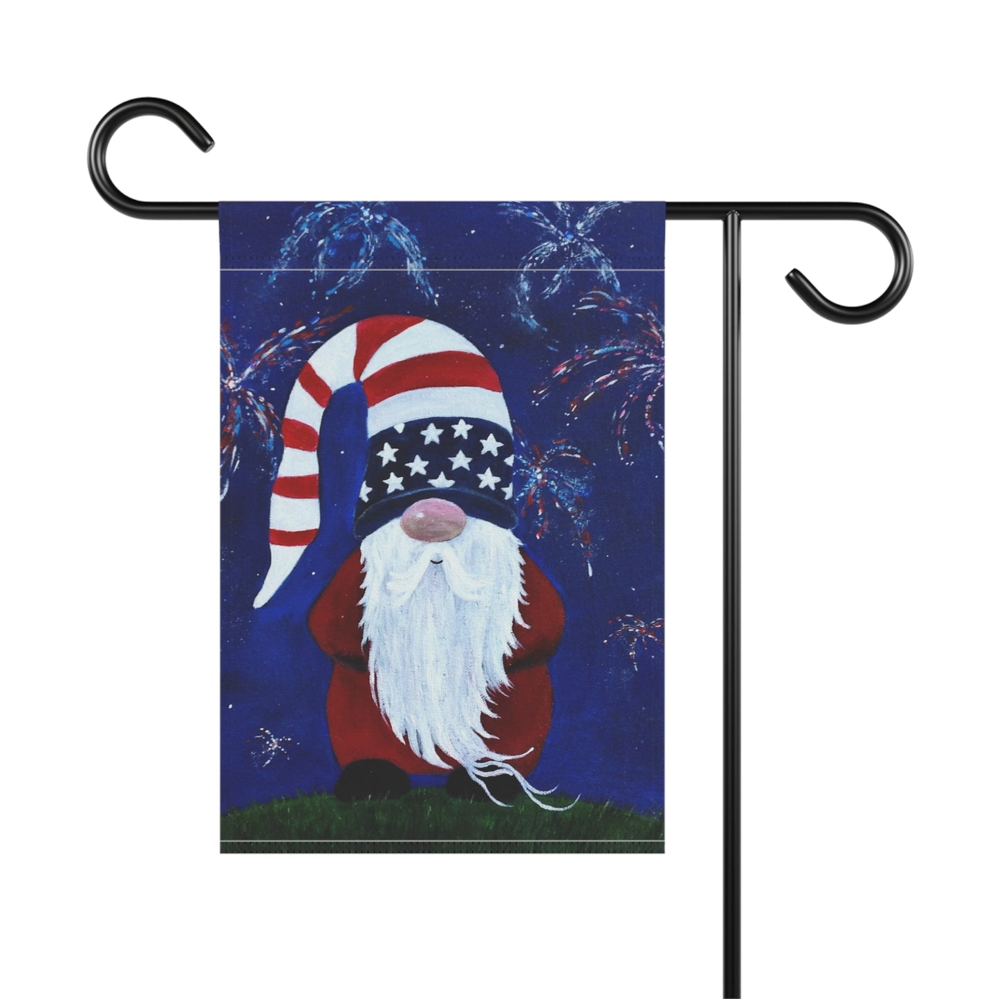 Patriotic Gnome | Garden Banner