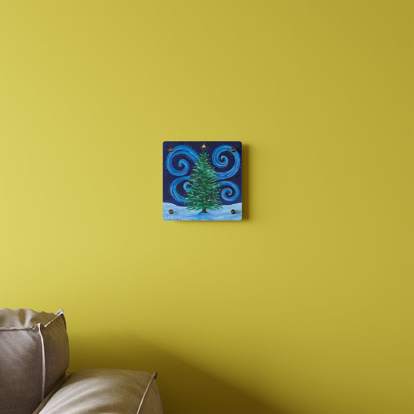 Starry, Starry Tree | Acrylic Wall Art Panel