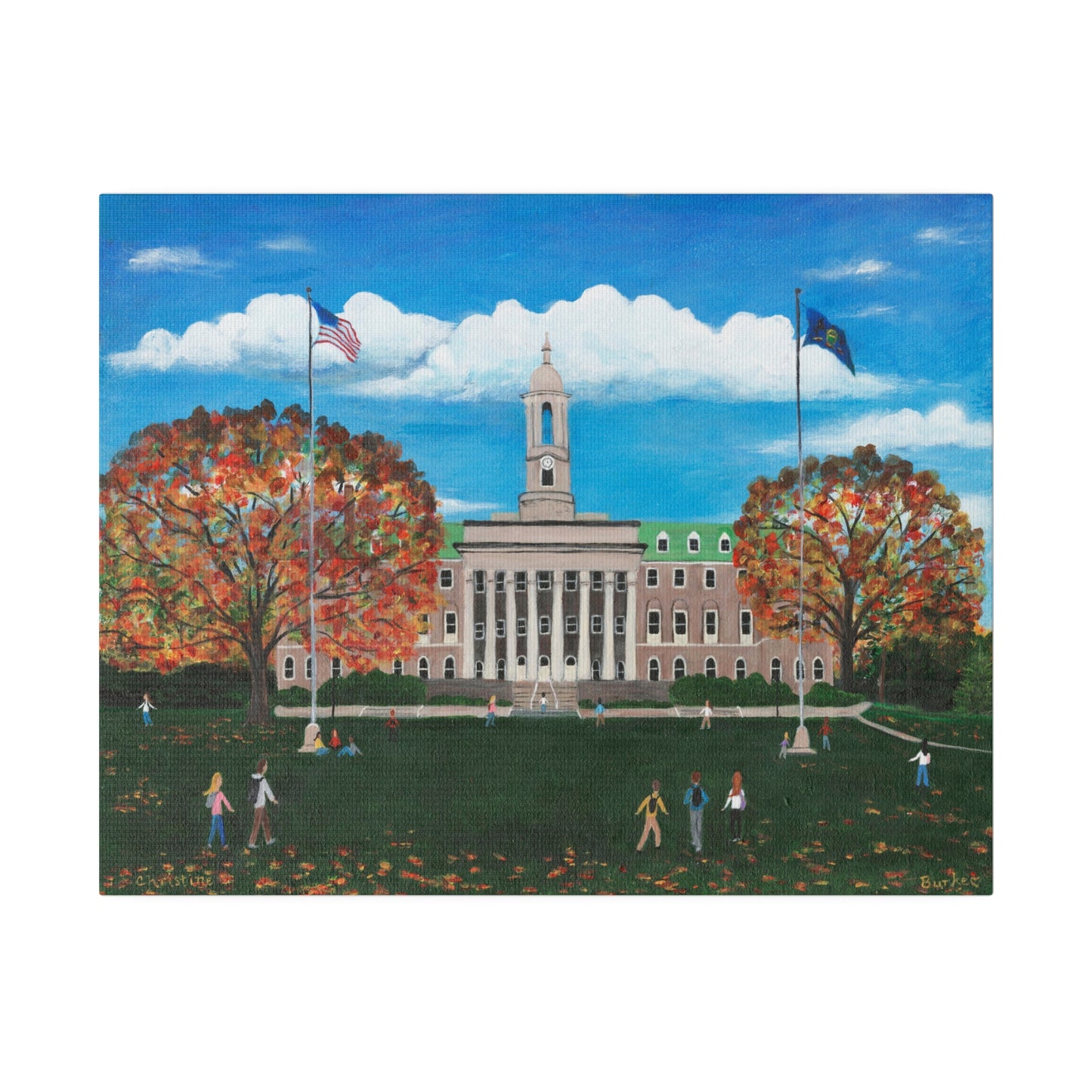 Old Main - Penn State | Matte Canvas