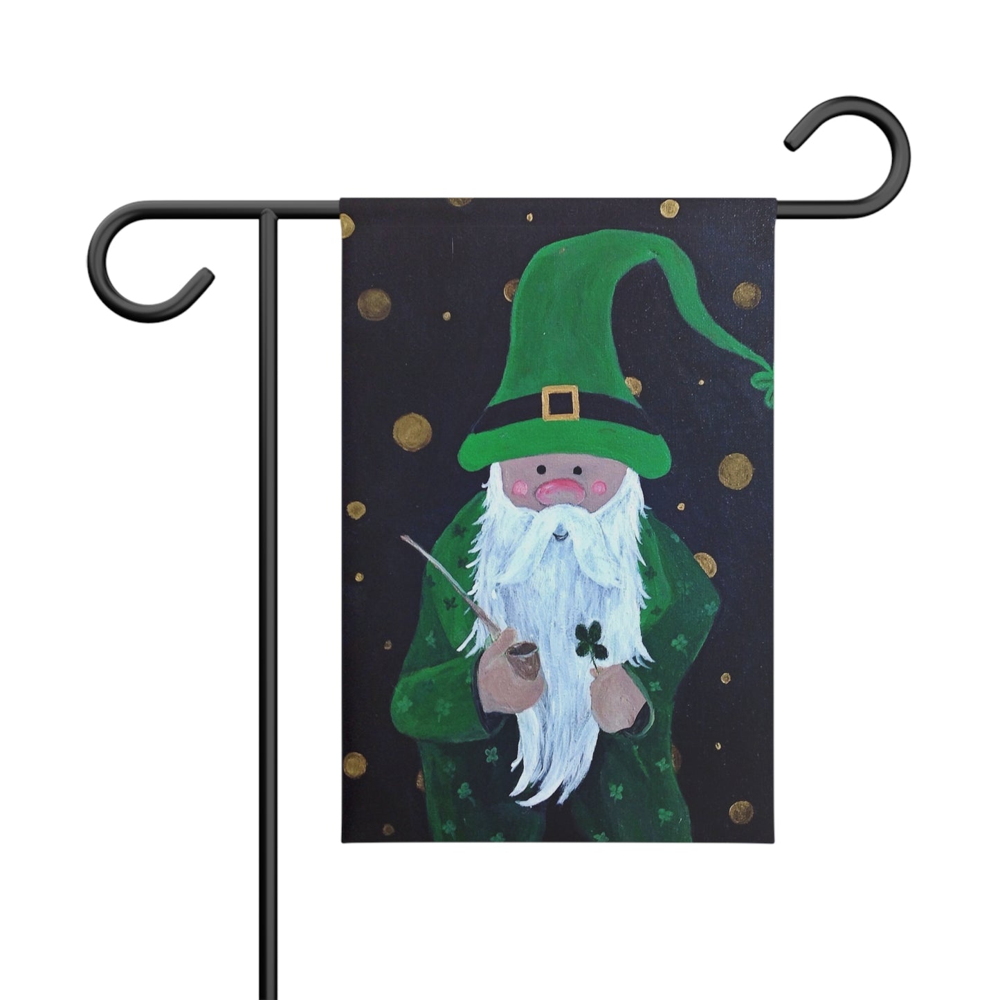 Leprechaun Gnome | Garden Banner