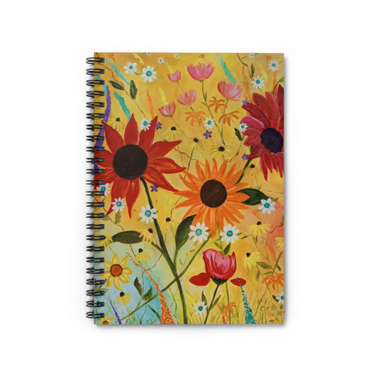Joyful Flowers | Spiral Notebook