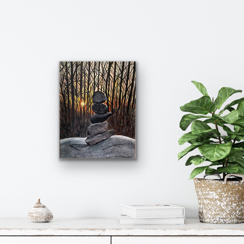 Feeling Zen | Original Art | Framed – Christine's Art World