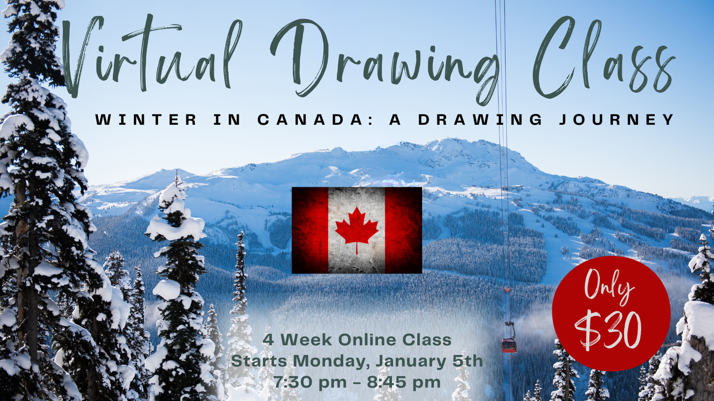 Virtual Drawing Class Series - January - Canada
