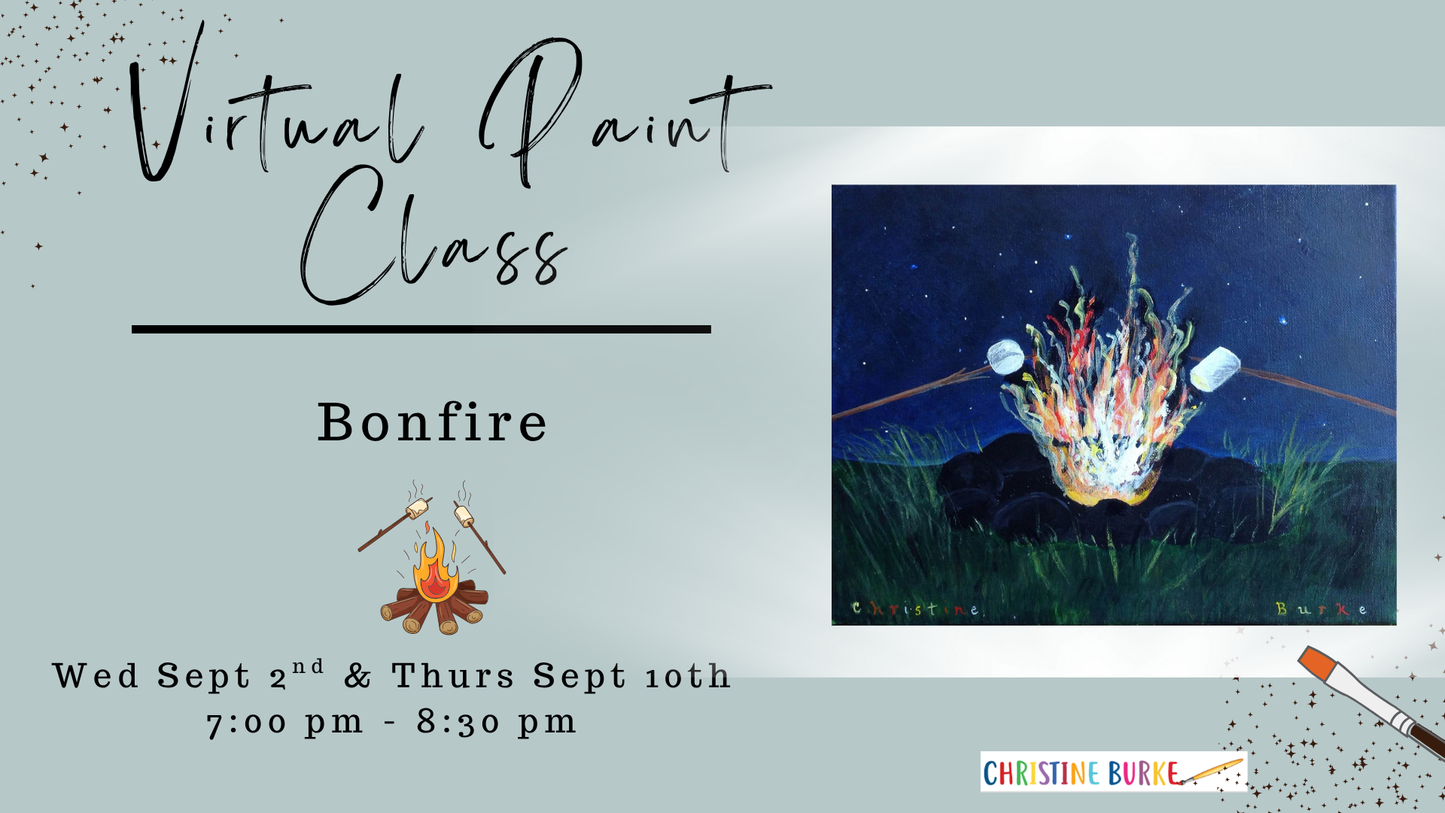 Virtual Paint Class - Bonfire